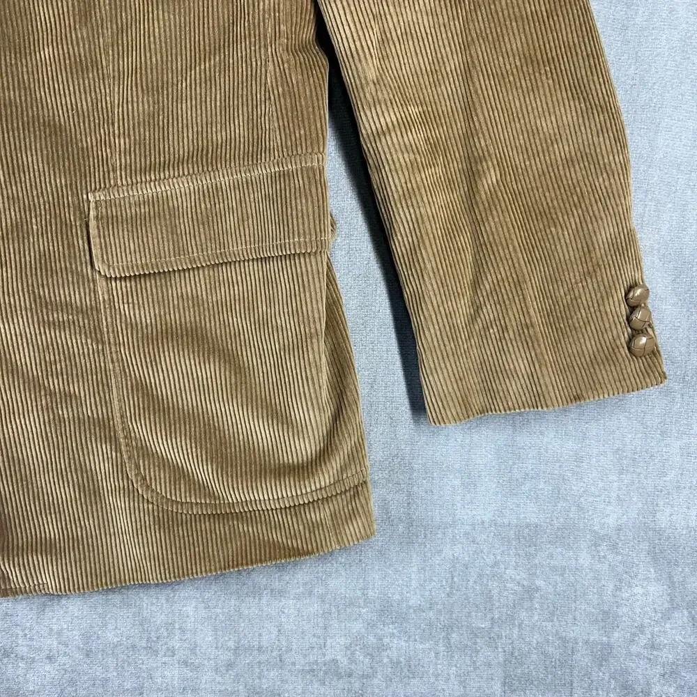 david taylor tan corduroy blazer sz 48L